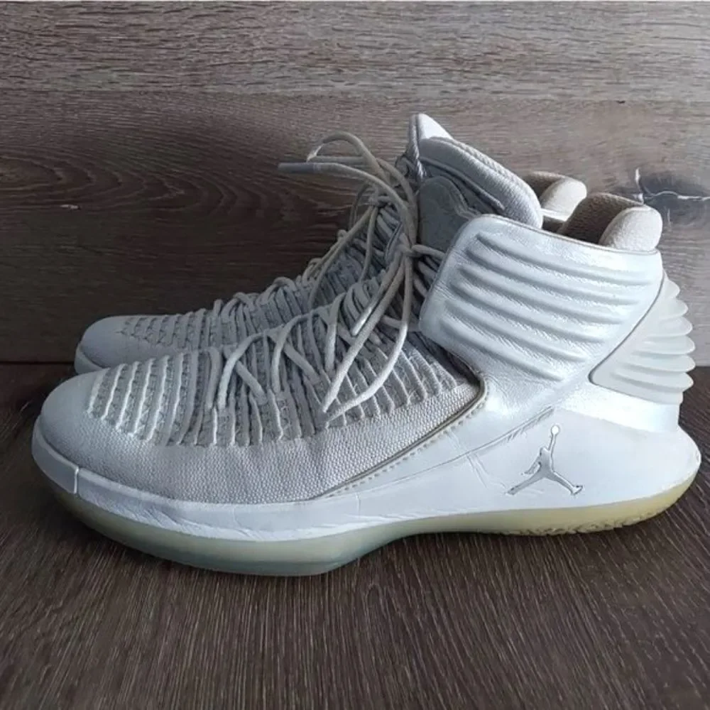 Air Jordan XXXII (32) Pure Platinum 2018 (AA1253-007) Mens 10 Basketball Shoes